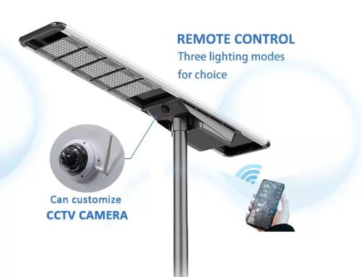 Solar Smart Street Lights with CC Camara